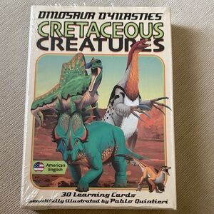 Cretaceous Creatures Learning Cards – Green